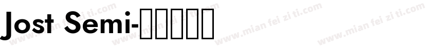 Jost Semi字体转换